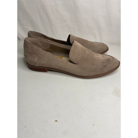 Women's Dolce Vita Loafers Slip On Calla Gray Suede Leather Work Casual Size 7 - Picture 7 of 15